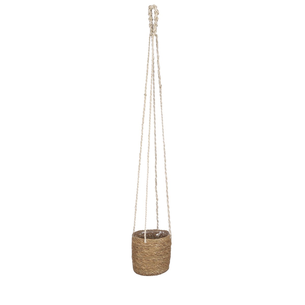 Atlantic Plant Basket - Set of 2 - H16 x Ø16 cm - Light brown