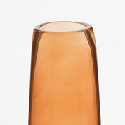 Xandra vase - H38 x Ø10 cm - Glass - Brown