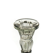 Kaarshouder - Glas - Smokey - 6,5x10,5cm