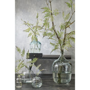 Diego Bottle Vase - H42 x Ø27 cm - Recycled Glass - Transparent