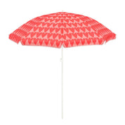 Parasol de plage en forme de cœur - H180 x Ø160 cm - Rose