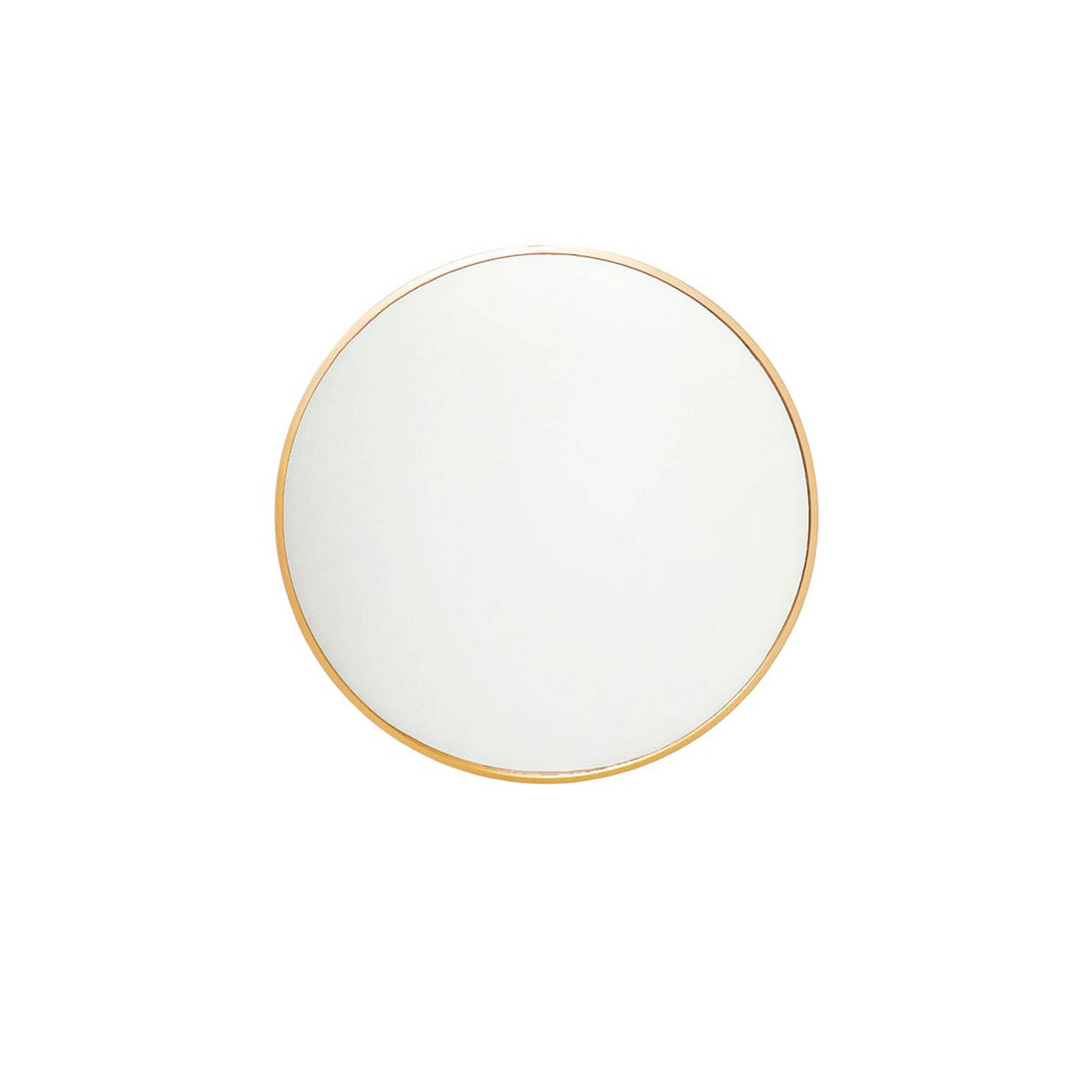 Mirror - Round - Metal - Gold - 80x2.5x80cm