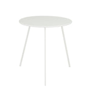 Seatle side table outside - H50 x Ø50 cm - Metal - White