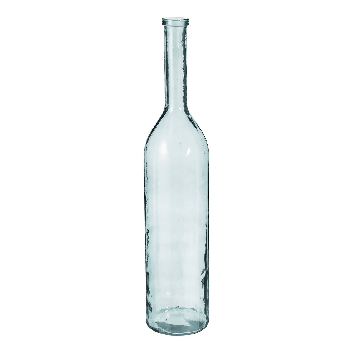 Rioja Bottle Vase - H100 x Ø21 cm - Recycled Glass - Transparent