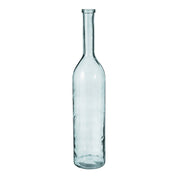 Rioja Bottle Vase - H100 x Ø21 cm - Recycled Glass - Transparent