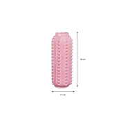 Boaz Vase - H30 x Ø11 cm - Ceramic - Pink