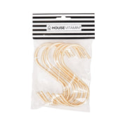 S-hooks metal - set of 6