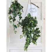 Hedera Artificial Plant in Flower Pot Stan - H45 x Ø25 cm - Green
