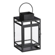 Storm Lantern - L14 x W13 x H23 cm - Black