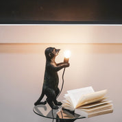 Table lamp - Meerkat - Polyresin - Black - E27 - 15x10x38cm