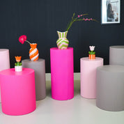 Side table or pillar - neon pink 