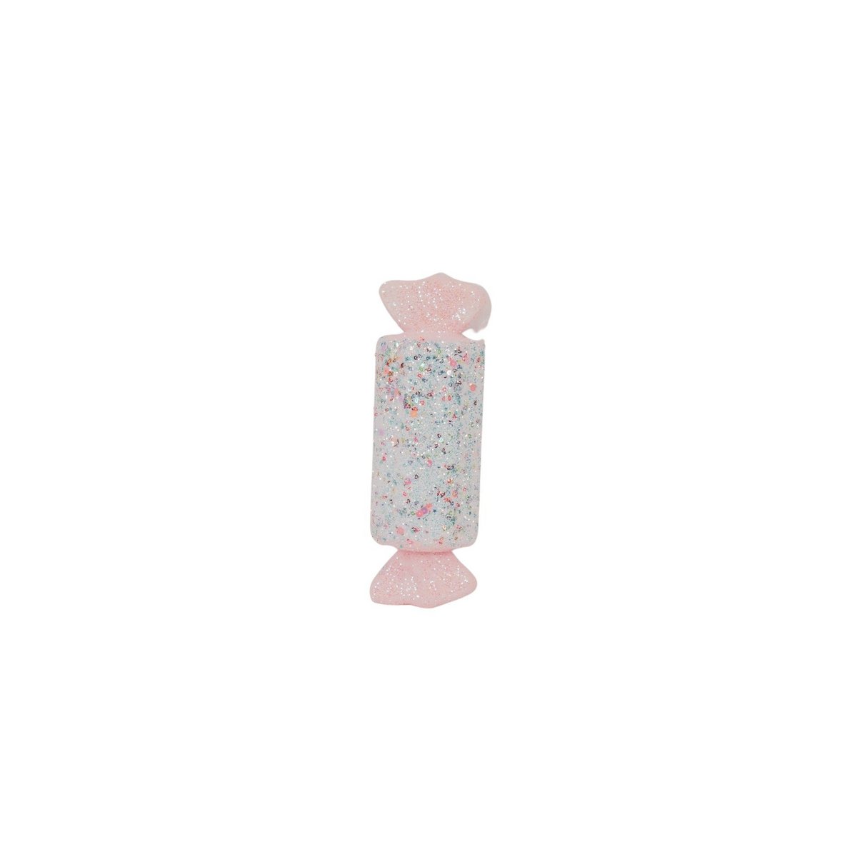Christmas ornament - Candy Rectangular-Foam-Pink/Glitter- 28x15cm