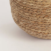 Jorck Plant Basket - H19 x Ø22 cm - Seagrass - Light brown