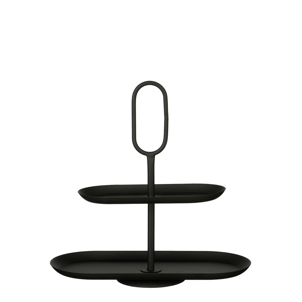 Rama Etagere 2 Lugs - L38 x B17 x H37 cm - Metal - Black