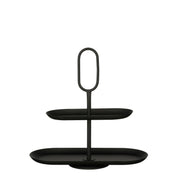 Rama Etagere 2 Lugs - L38 x B17 x H37 cm - Metal - Black