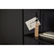 Ornament - Clip card holder - Wood - Natural - 4x15cm