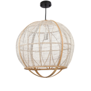 Pella Hanging Lamp - H50 x Ø51 cm - Linen - Beige