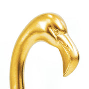 Ornament - Flamingo - Polyresin - Gold - 16.5x10x39cm