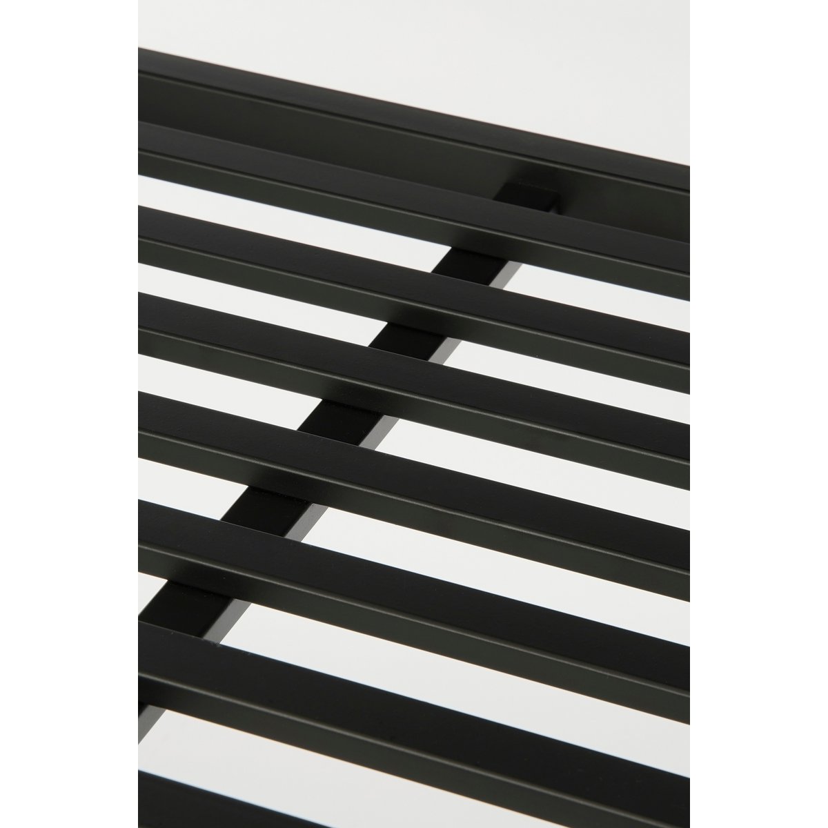 Table à plantes Greenrax - L118 x l38 x H36 cm - Métal - Noir