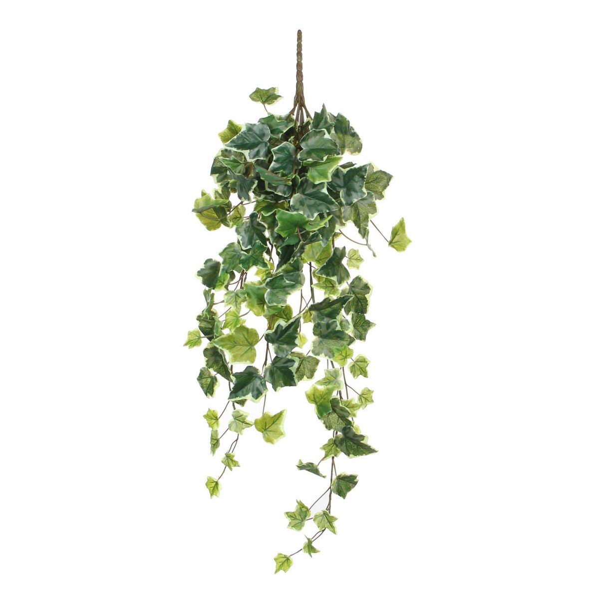 Hedera Artificial Hanging Plant - H71 cm - Green Variegated