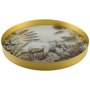 Kenia olifant ronde dienblad