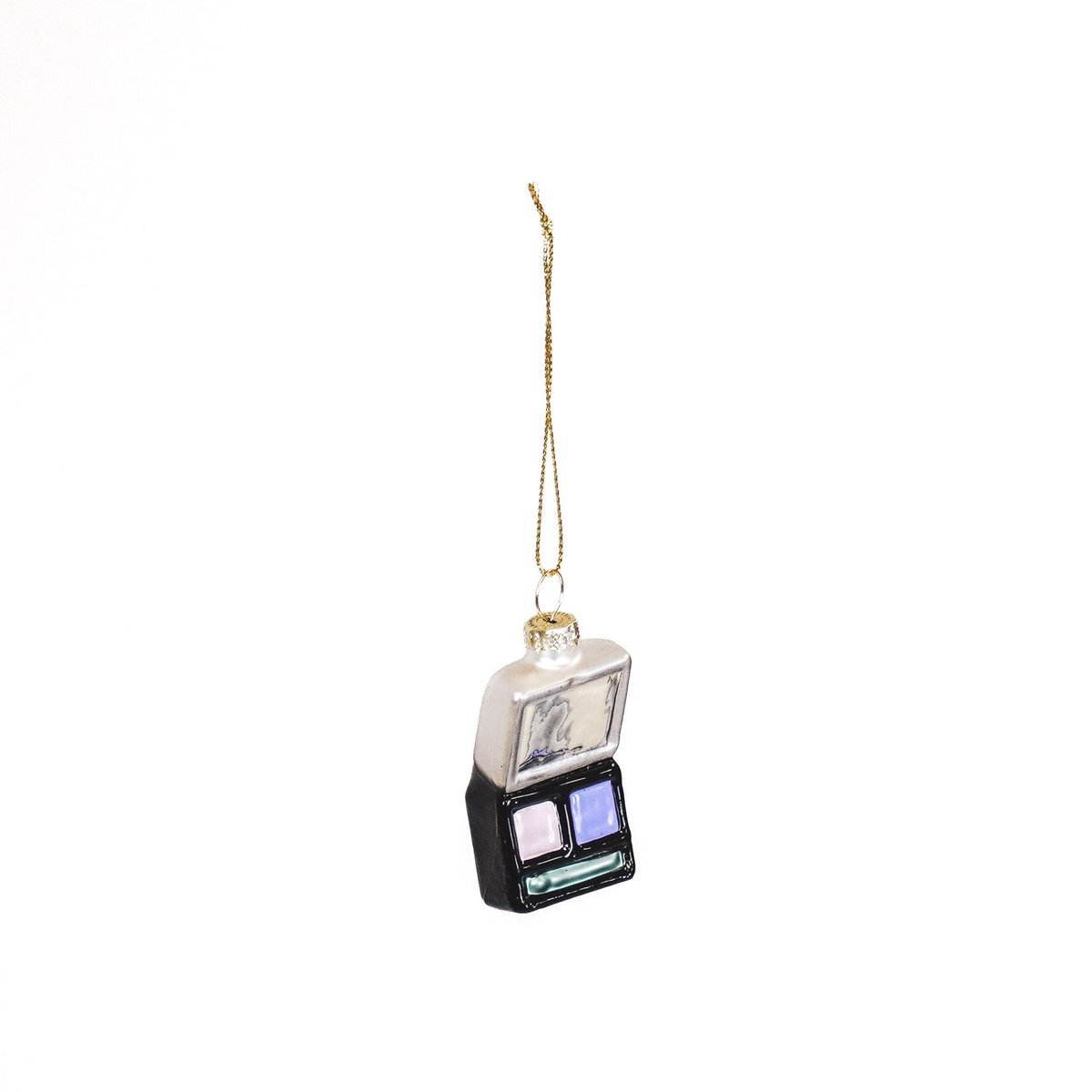 Christmas pendant - Make-up - Glass - 3x2x6.5cm