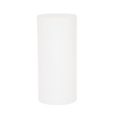 Side table/pillar - cylinder - white- 30x65cm
