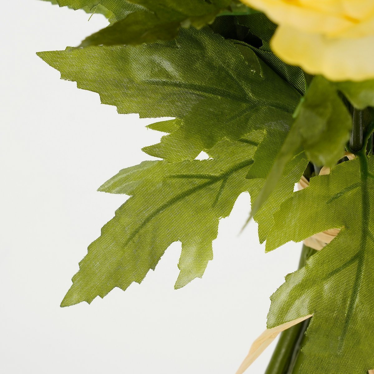 Ranunculus Artificial Flowers Bouquet - H35 x Ø26 cm - Orange