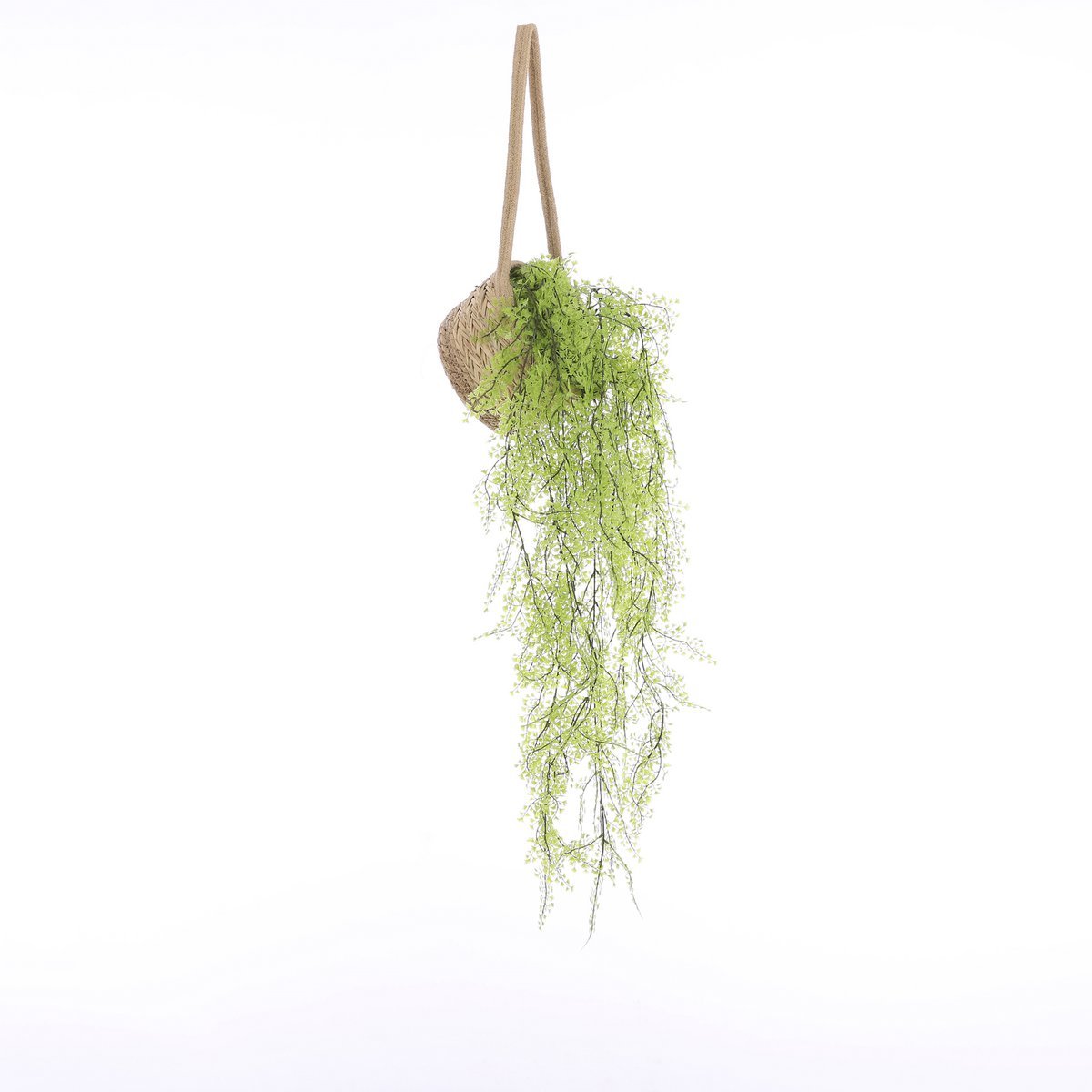 Anne Hanging Flower Pot - Set of 2 - H20 x Ø25 cm - Seagrass - Light brown
