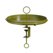 Aston Tray with Clamp - H30 x Ø31 cm - Metal - Dark Green