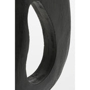 Pastina Ornament on Foot - L7 x W17 x H38 cm - FSC 100% Mango Wood - Black