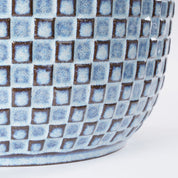 Daan Flowerpot - H18 x Ø19 cm - Blue