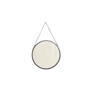 Mirror - Round - Metal - Black - 50x2.5x50cm