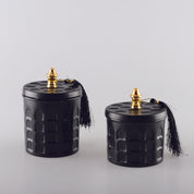Mat Black Box kaar vanille parfum 8*12 cm