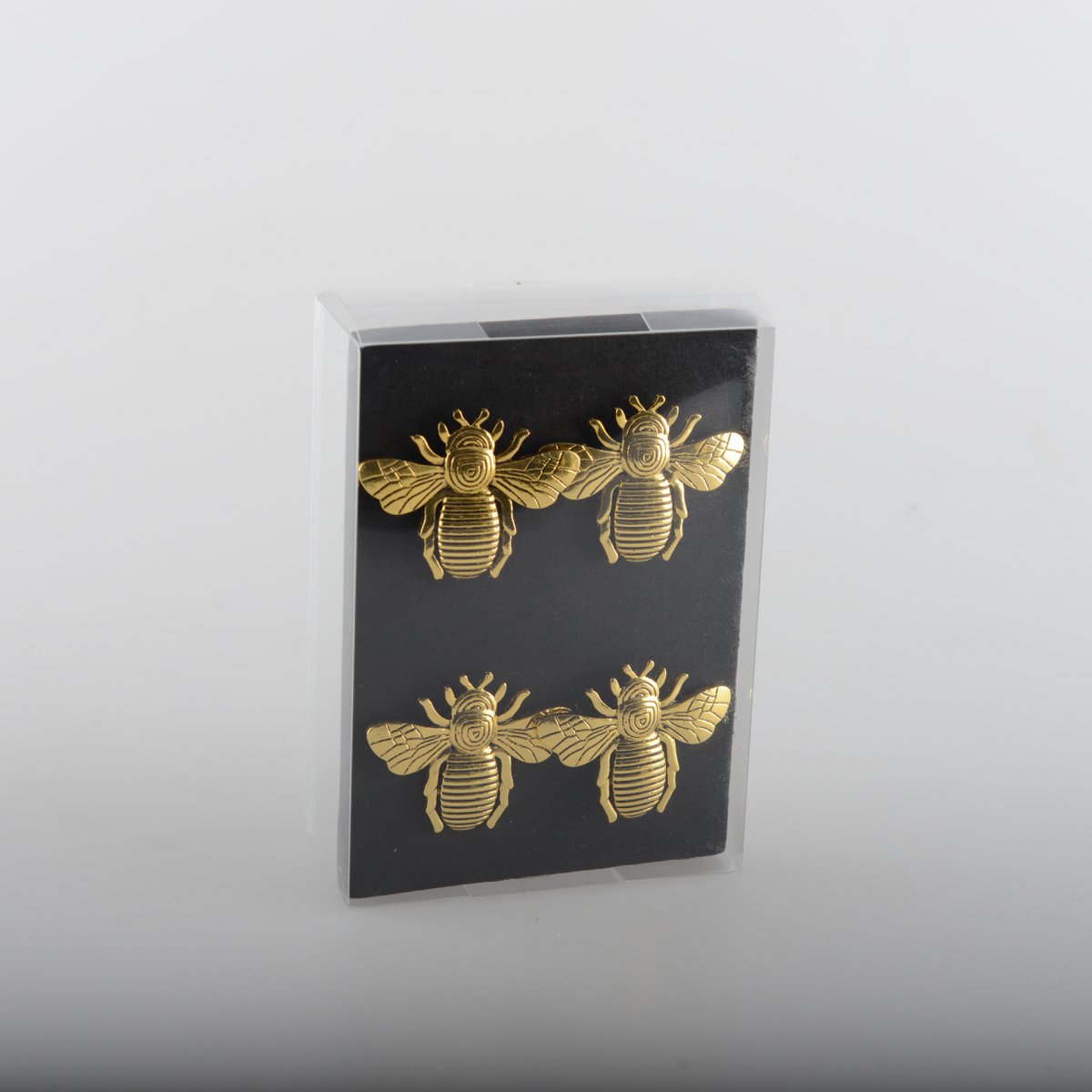Set van 4 rondes bijen handdoeken