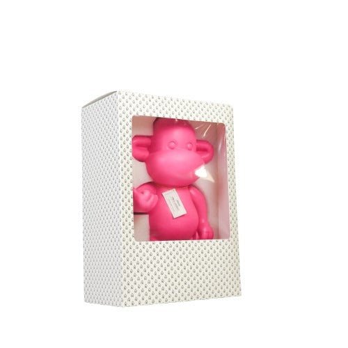 Ornament - hanging loose monkey - pink - 33x21x50cm