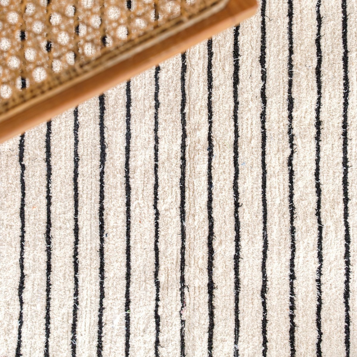 Large white cotton rug |KERTA