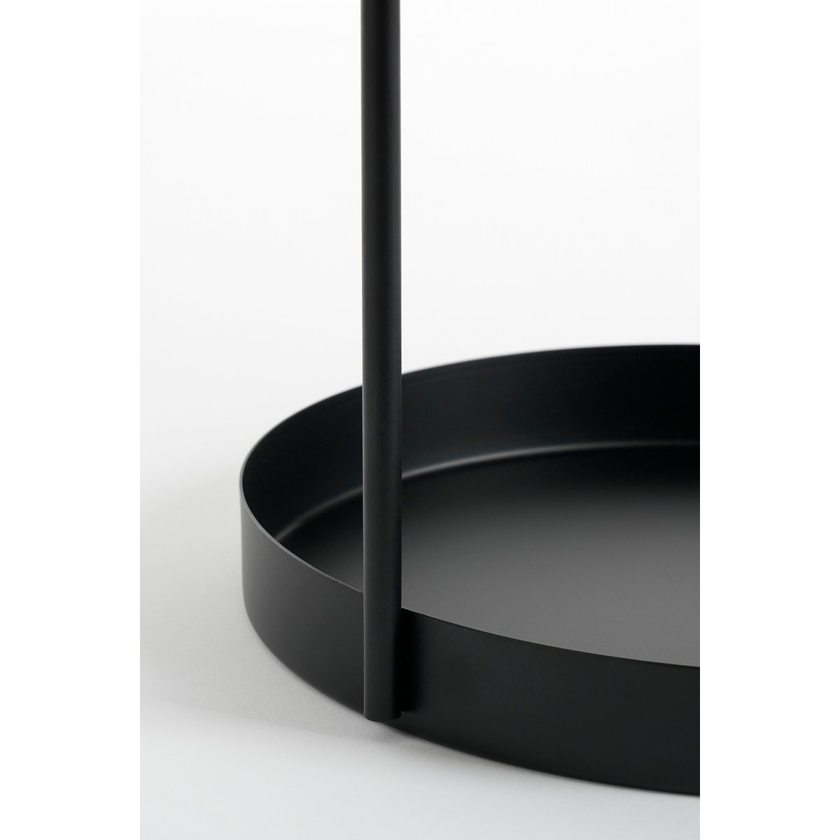 Stanli Etagère 2 -Layer - H35 x Ø25 cm - Metal - Black