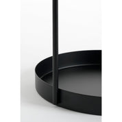 Stanli Etagère 2 -Layer - H35 x Ø25 cm - Metal - Black