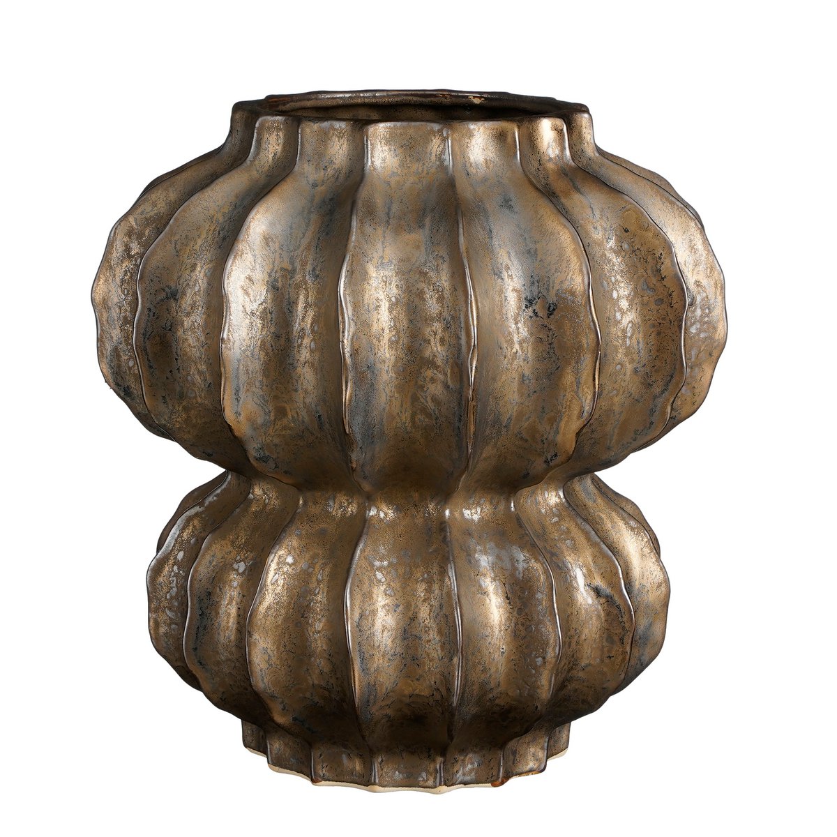 Altea Vase - H35 x Ø33 cm - Bronze
