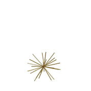Ornament - Vuurwerk - Metaal - Goud - 15x15x15cm