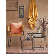 Goa Side table - Set of 2 - L35 x W35 x H33 cm - Metal - Black