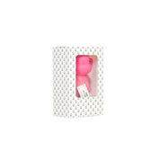Ornament - aap -beeldje 'de legende'- Polyresin - Rosa - 11x7x19cm