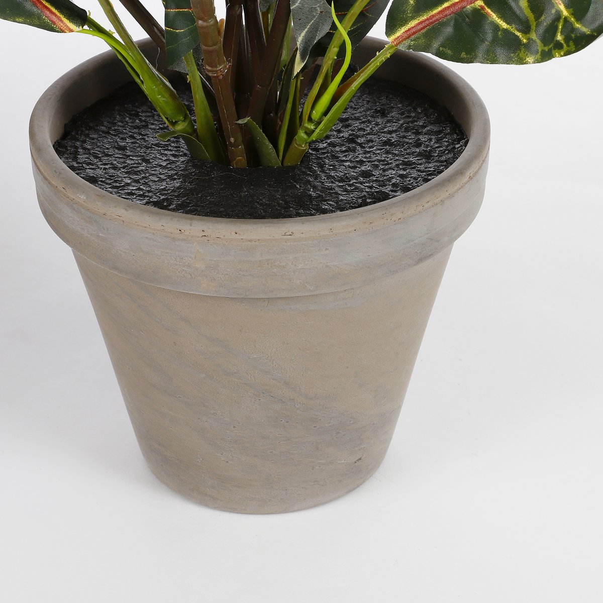 Croton artificiel en pot Stan - H73 x Ø40 cm - Panaché