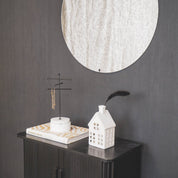 Mirror - Round - Smoked glass - 60x1x60cm