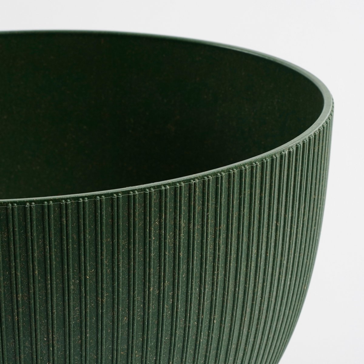 Doppio Flowerpot on Legs - H21 x Ø40 cm - Polypropylene - FSC Mix - Green