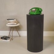 Side table or  pillar cylinder - black