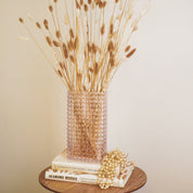 Vase - Ribble - Glass - Pink - 15x8x25cm