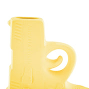 Vaas - pistool - keramiek - neon geel - 12x5x12cm