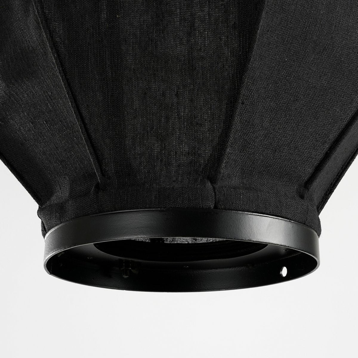 Pego Hanging lamp - H73 x Ø54 cm - Linen - Black